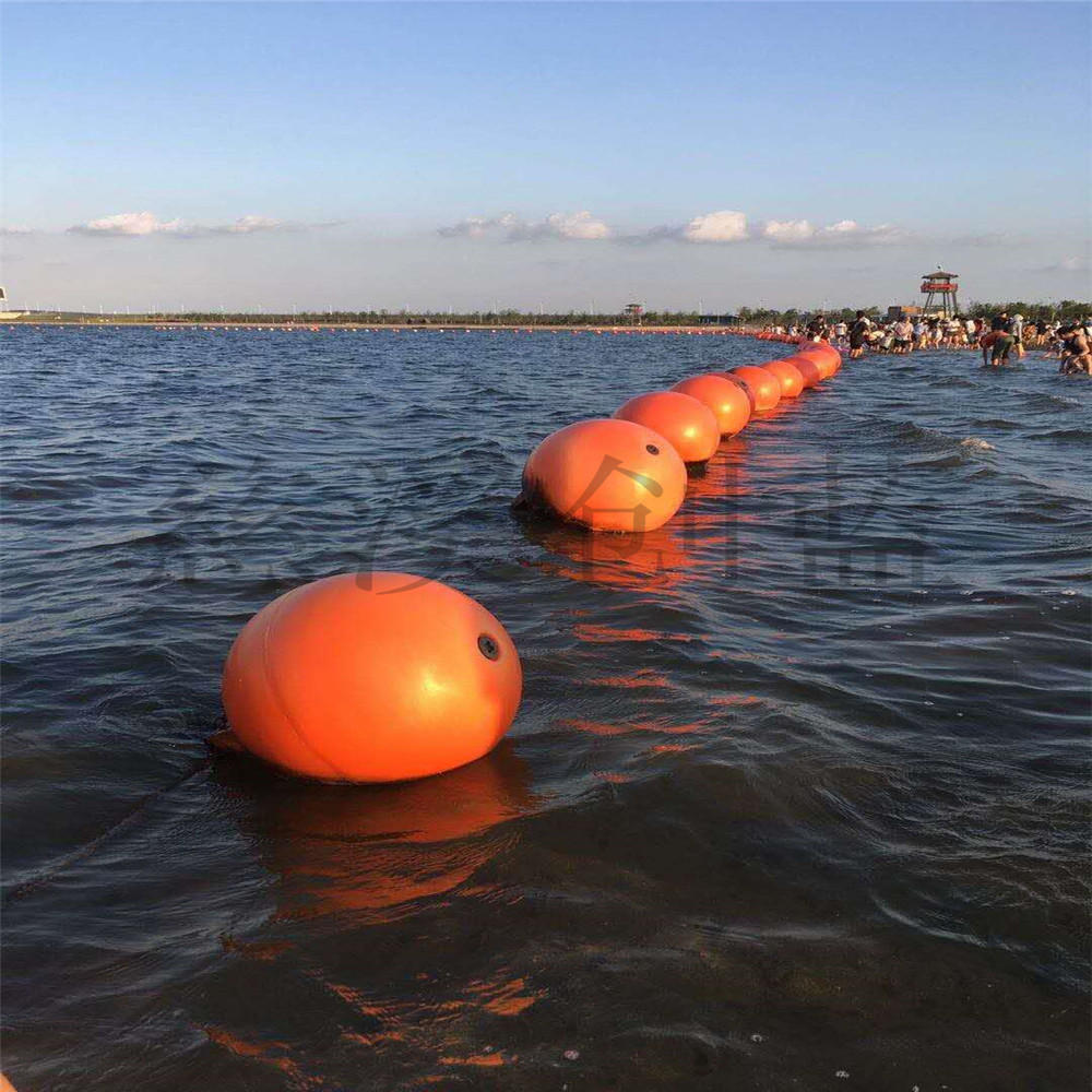 黄海警示塑料浮球 禁渔区域围栏浮球 水面塑料浮球厂家
