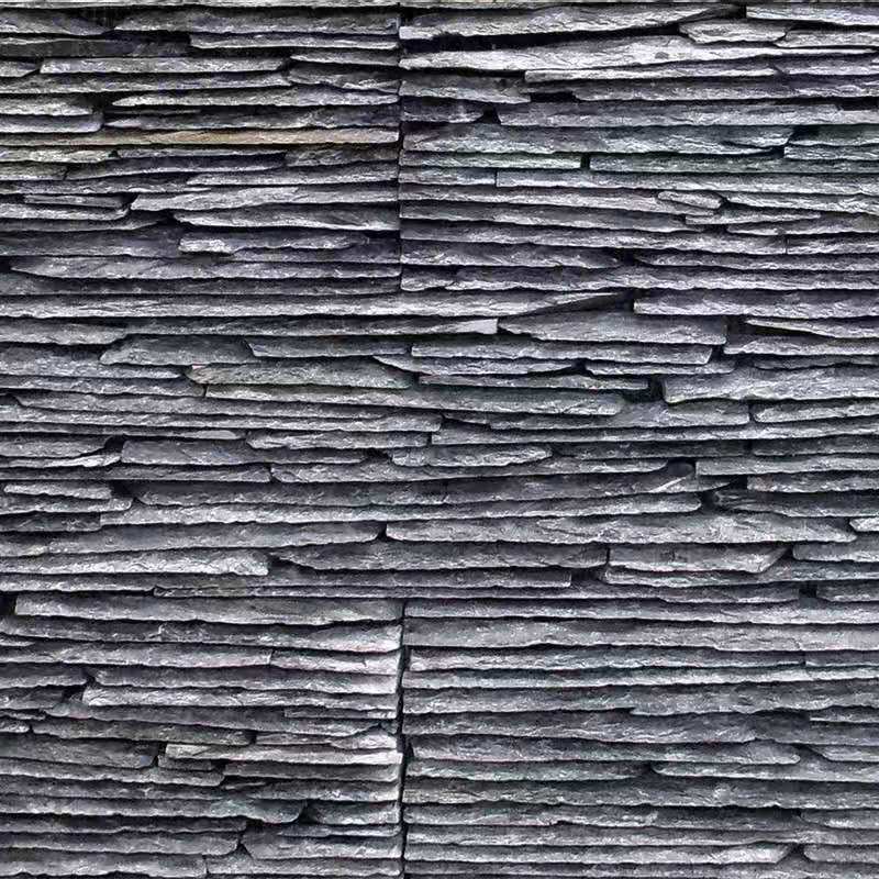 厂家直销天然青石板流水板文化石公园广场水景墙黑色水幕墙流水石