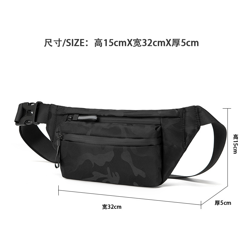 Manufacturer Men's Belt Bag Casual Chest Bag Trendy Brand Shoulder Bag Sport Bag Small Backpack Crossbody Bag Men's Bags