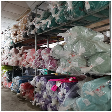 现货供应针织面料纯棉弹力莱卡罗纹袖口领口t恤服装氨纶布料批发