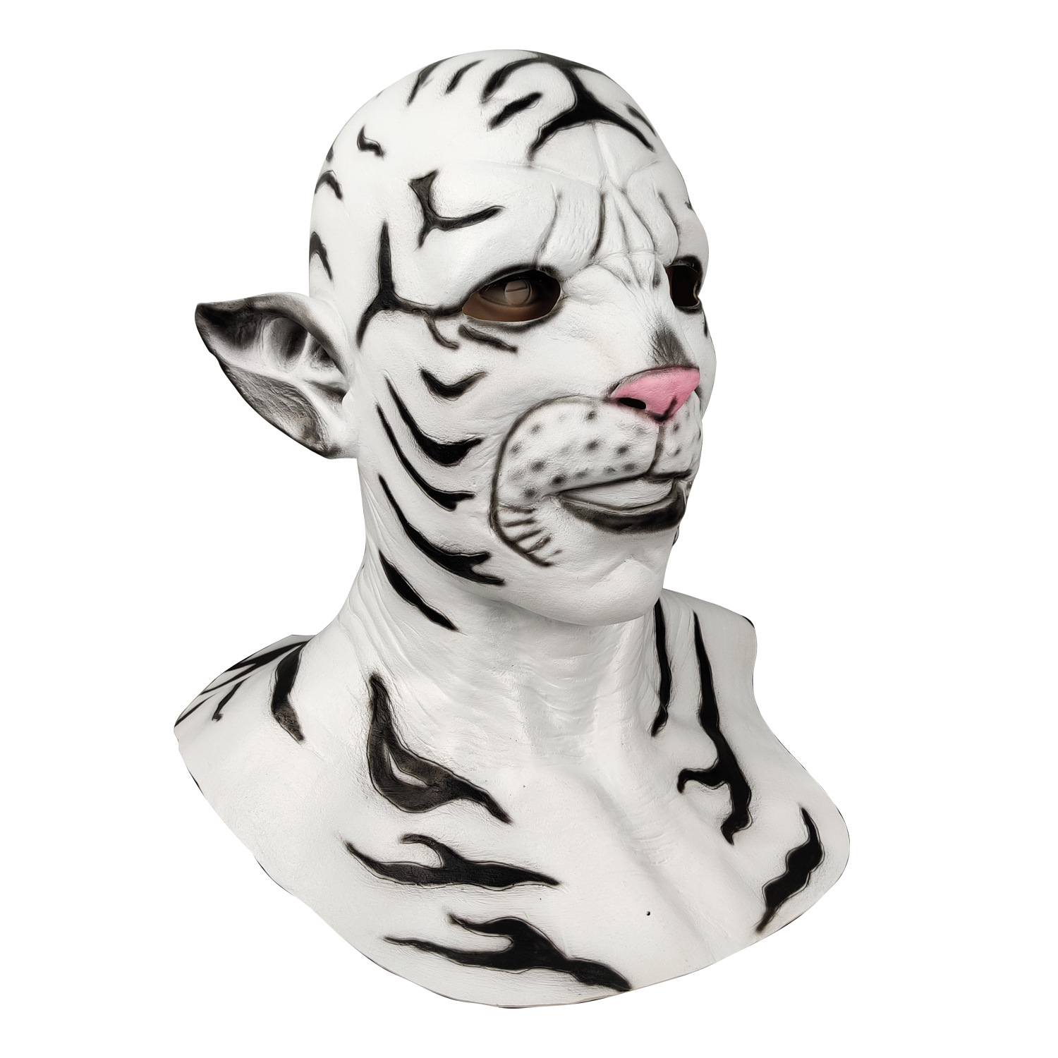 新版凶猛老虎头套 西游记虎妖装扮乳胶面具 酒吧聚会整蛊吓人