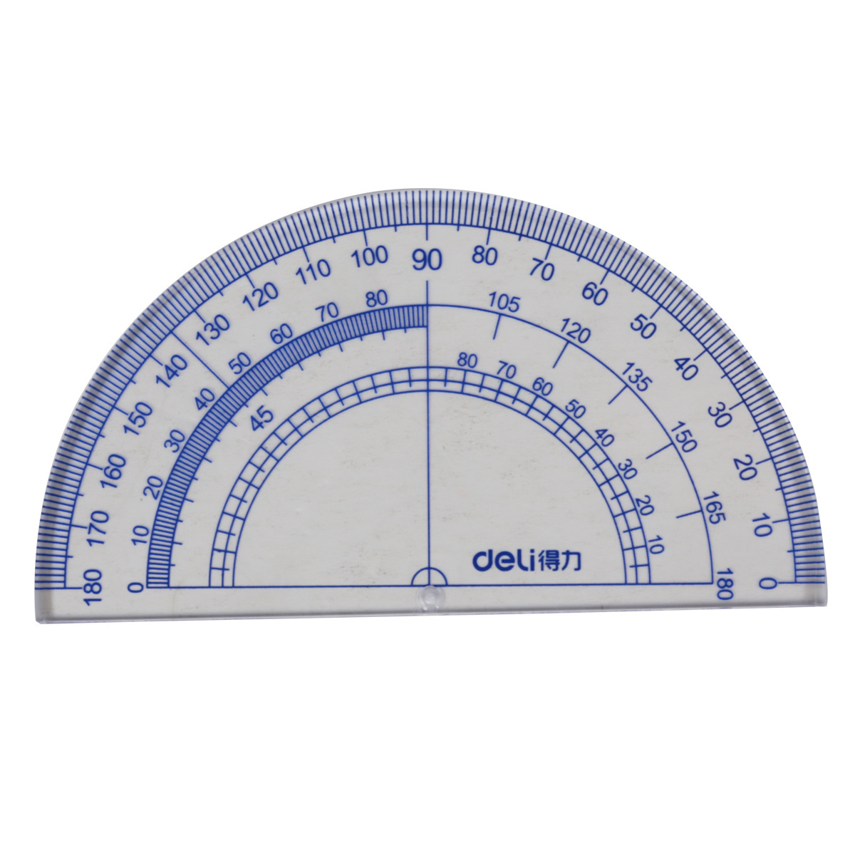 学生用品9597尺子套装学生15cm透明直尺三角板量角器多功能教学尺
