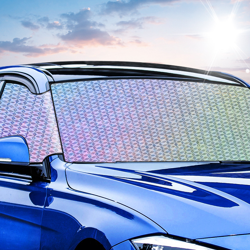 汽车遮阳帘前挡太阳遮光板车用外置挡风玻璃罩防晒隔热神器遮阳挡