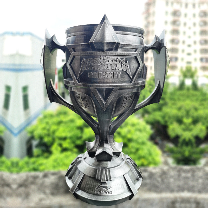大型活动游戏比赛奖杯 树脂金属奖杯lol英雄联盟电竞颁奖纪念制作