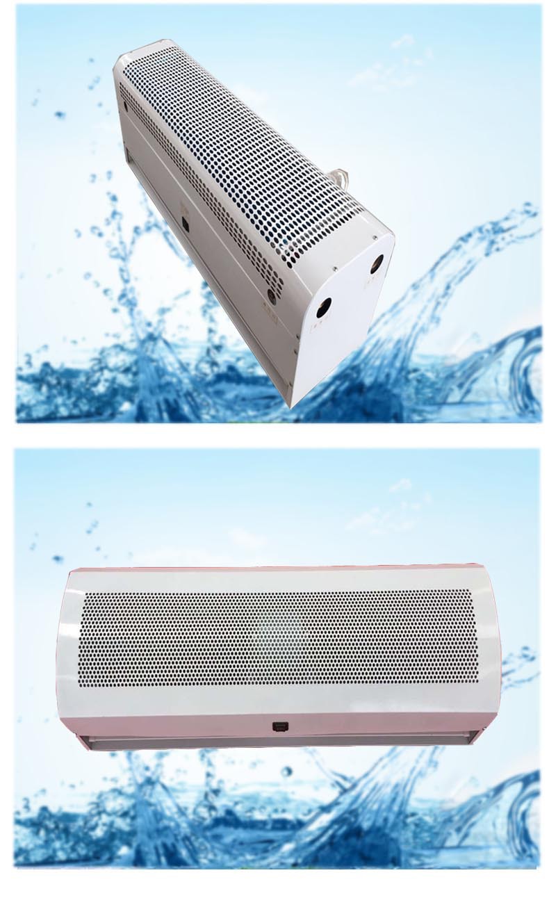 贯流式水热风幕机 1.2/1.5/2米自然风空气幕 热水型电加热风幕机