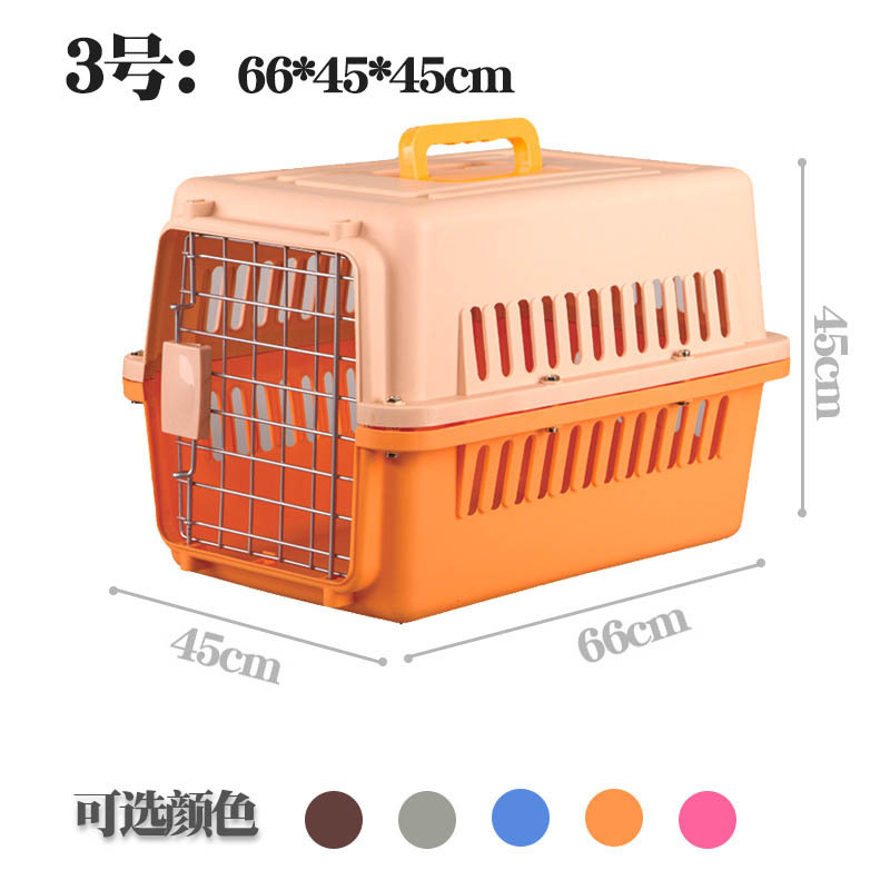 Cat Flight Case Cat Cage Portable out Dog Pet out Check-in Suitcase Air Box Carrying Case Flight Case