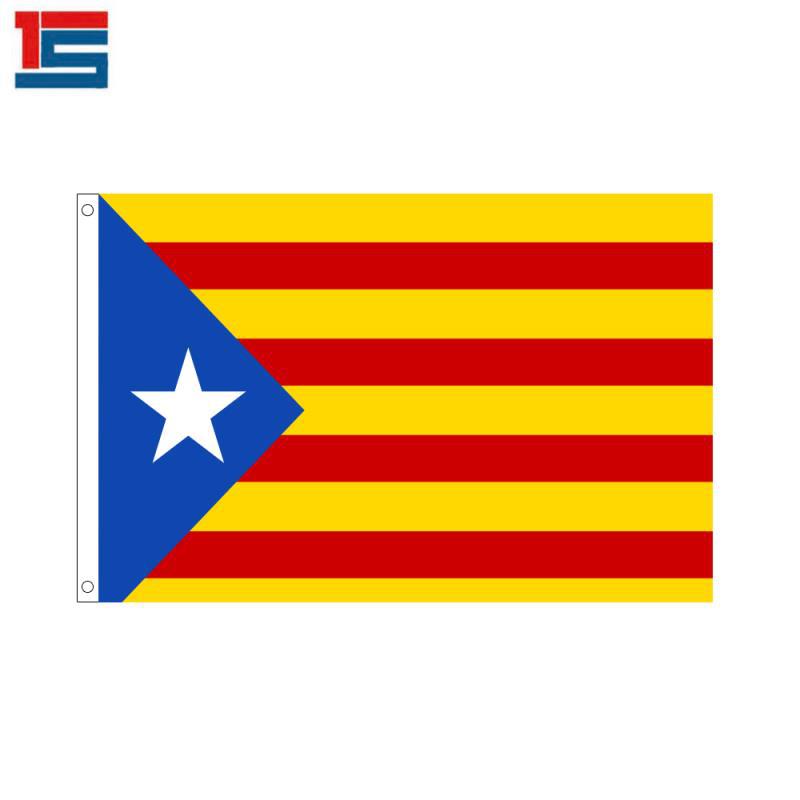 加泰罗尼亚旗帜现货 支持定制
