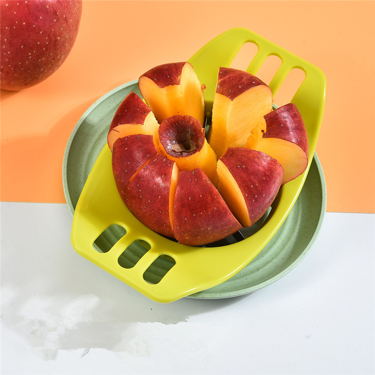 厂家直销 不锈钢苹果切水果分割器水果工具八辨不锈钢水果切片器