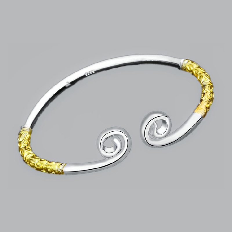 大话西游金刚箍紧窟棒手镯时尚个性孙悟空金色紧箍咒手环厂家货源