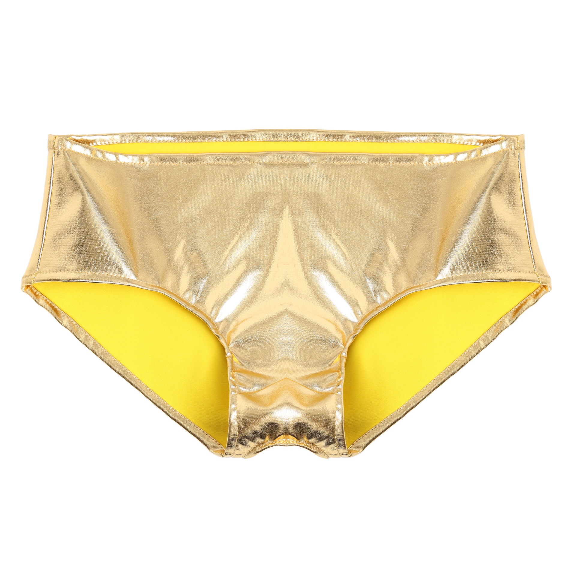 厂家直销情趣内衣女式漆皮内裤漏洞漆皮裤性感诱惑开档裤弹力短裤