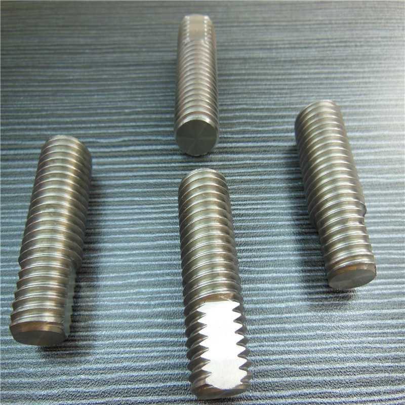 专业定制出售 铣扁钛棒螺杆 高强度航空级别铣扁螺丝 特价出售.