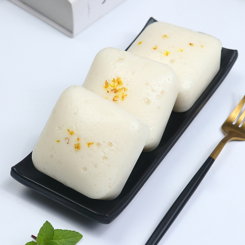 桂花糕米糕传统糕点粗粮手工蒸方糕馒头早餐速冻半成品90g*6个1包