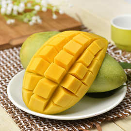 广西桂七芒果新鲜整9斤现摘应季时令水果百色东青非小贵妃青芒果