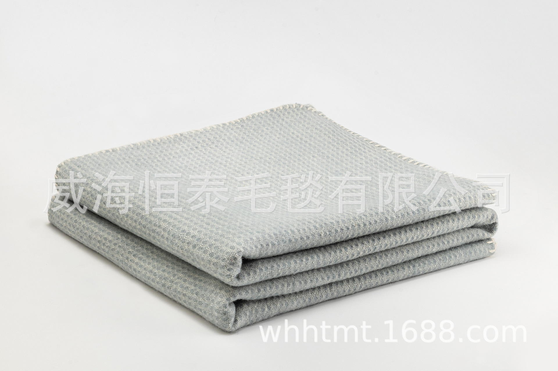 Factory Self-Operated Processing New Light Luxury Waffle Woolen Blanket Soft Warm Sofa Blanket