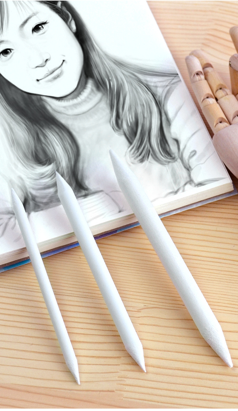 3支装宣纸擦笔纸擦笔修正笔纸擦笔素描纸笔素描涂抹擦笔美术用品