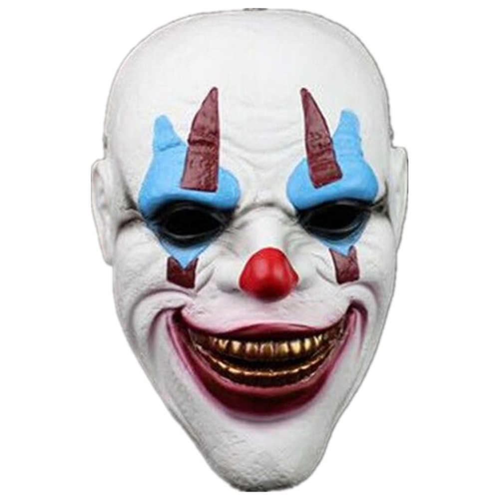 反击小丑面具德国金牙clown mask万圣节舞会派对影视道具劫匪面具
