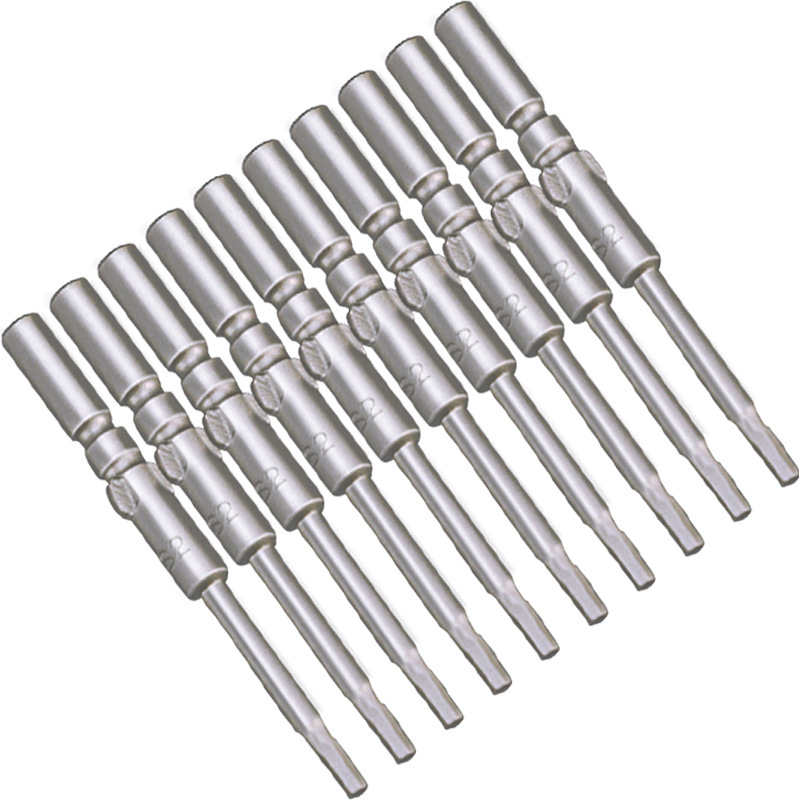 802内六角批头套装6mm电动螺丝刀批头磁性电动起子披头电改锥批咀