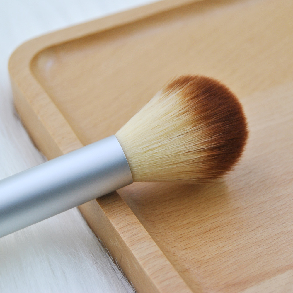 新款6支便携式木柄化妆刷套装 木柄纤维毛粉底散粉刷美妆工具刷