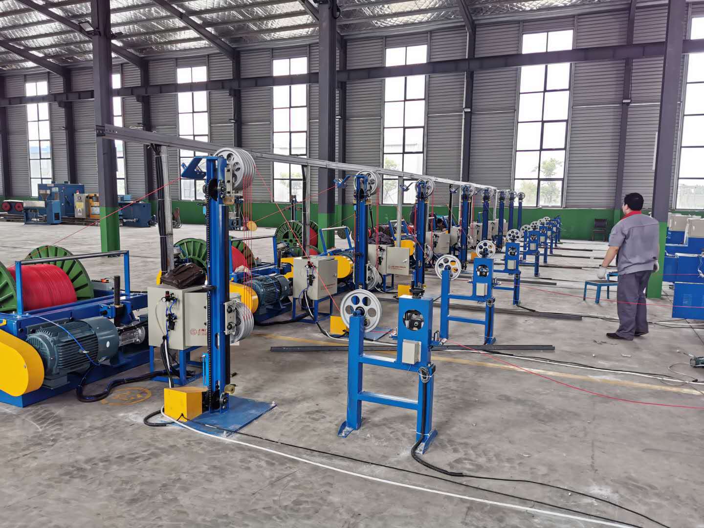 上海放线机厂家直销 摆臂储线架 钢丝绳放线架