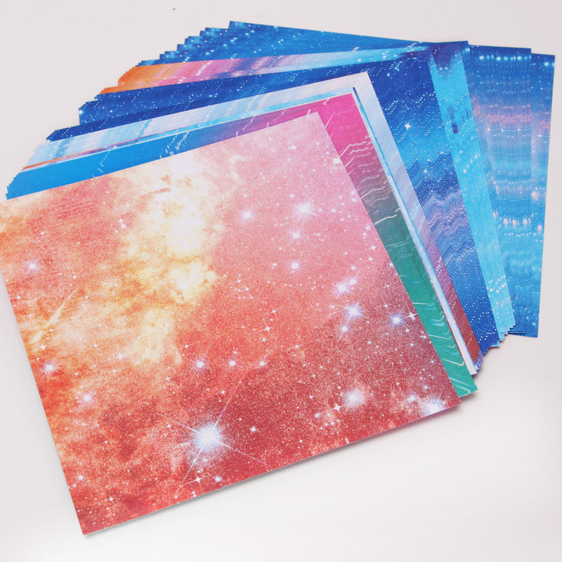 星空纸折纸双面星座夜空正方形彩纸手工纸儿童幼儿园彩色材料15cm