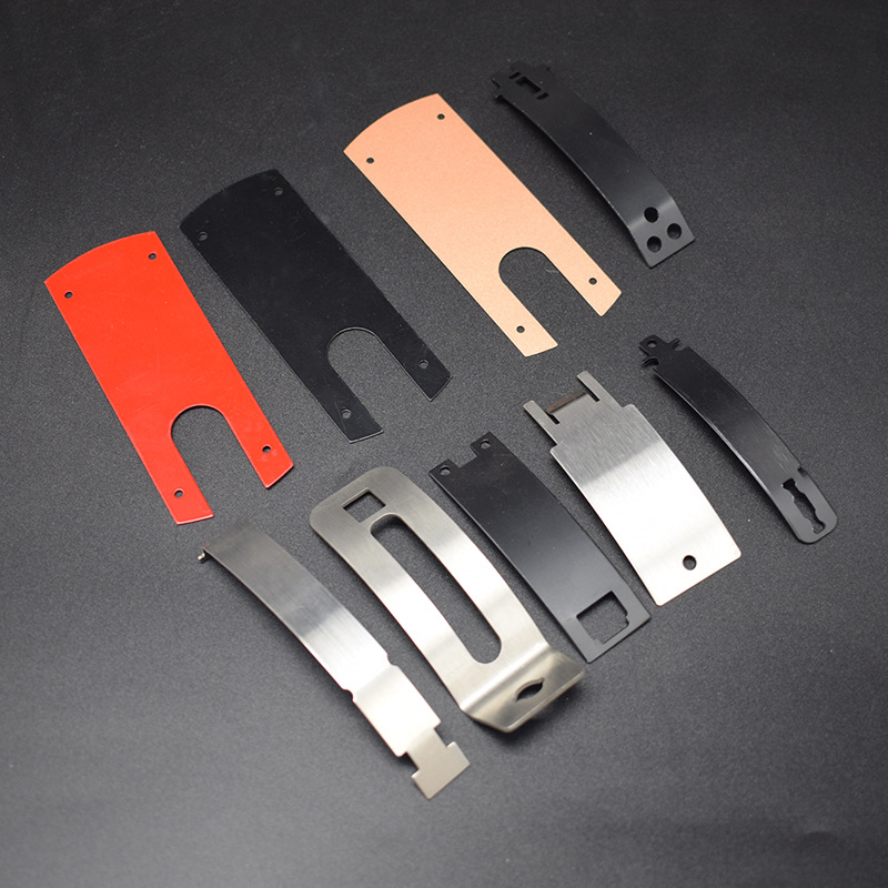 加工不锈钢头戴耳机伸缩拉丝钢条 滑动支臂五金异形冲压件 厂家