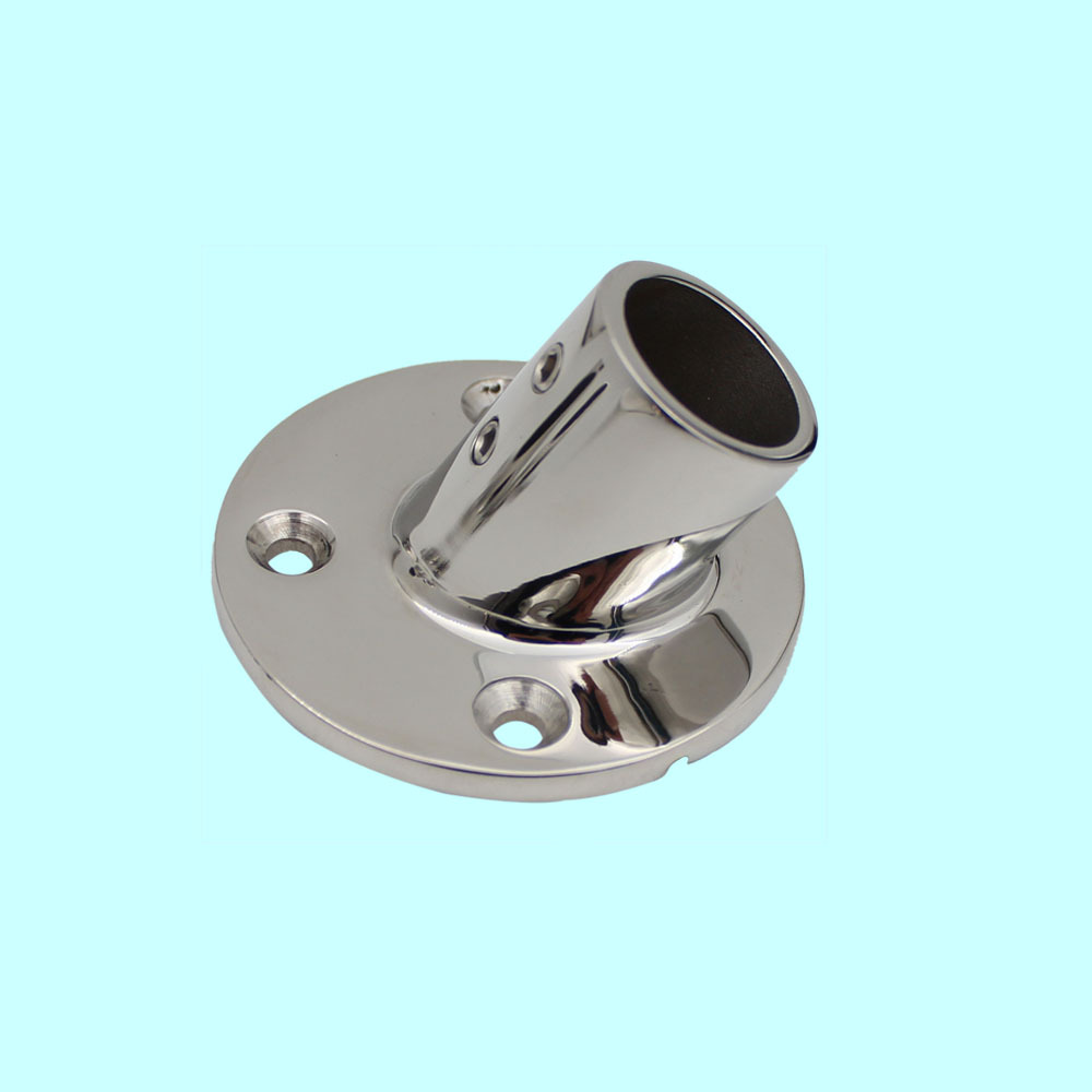richwits316不锈钢圆管座60度管座船用五金25mm