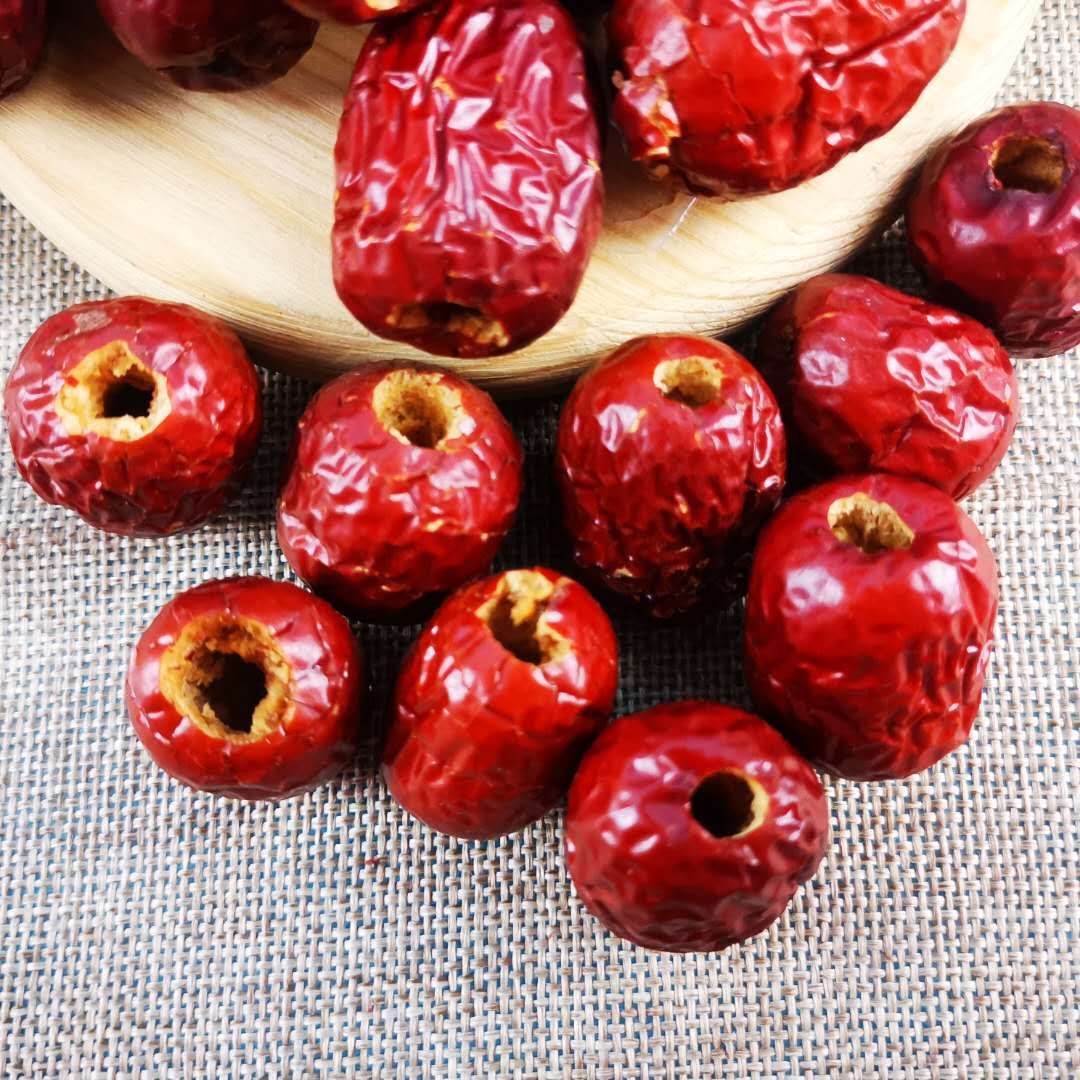 新疆无核红枣 去核灰枣 空心 若羌红枣 无籽 煮粥零食500克