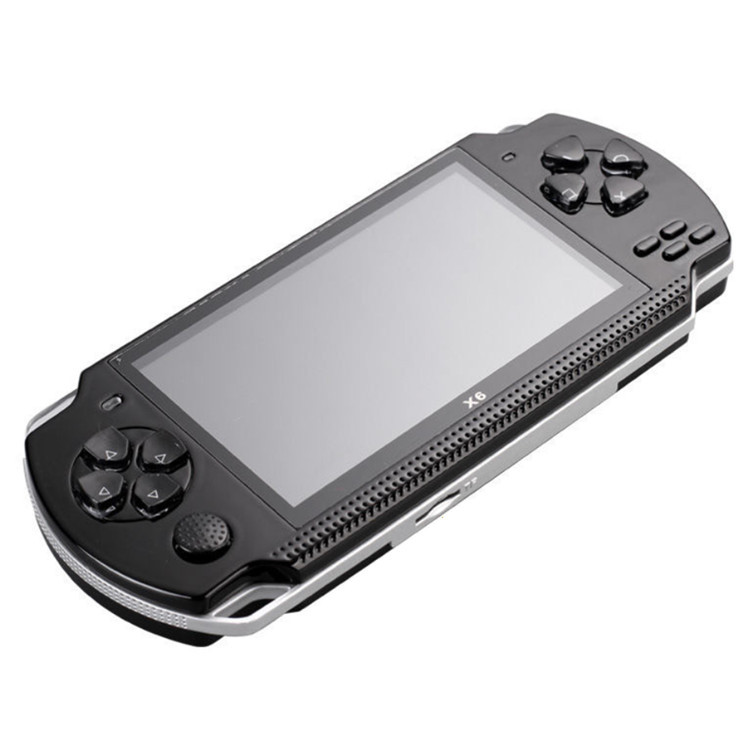 跨境礼品x6掌上游戏机psp64位8gb街机nes怀旧sup游戏掌机厂家直销