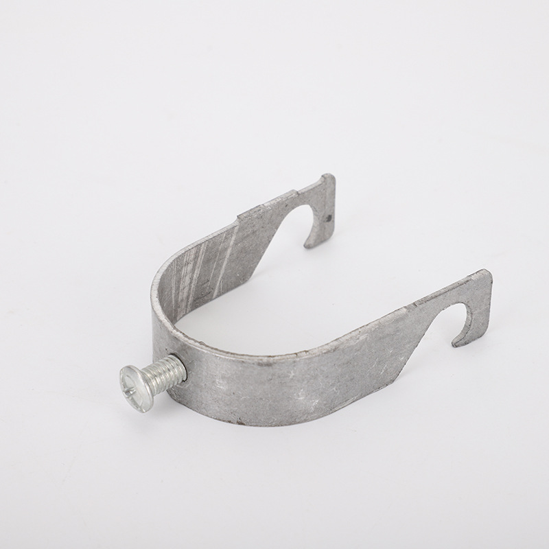 厂家供应u型铁皮带螺丝配件龙骨卡镀锌kbg金属管卡 16丝杆吊卡