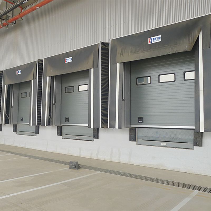 上下物流园月台防盗提升门 仓库码头出货口出口防风升降滑升门