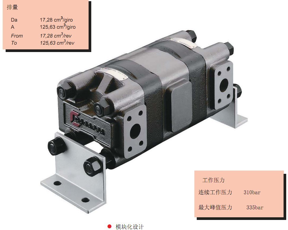 Casappa Motor HDD35.125-ME + Motor/Me +125-Me +125