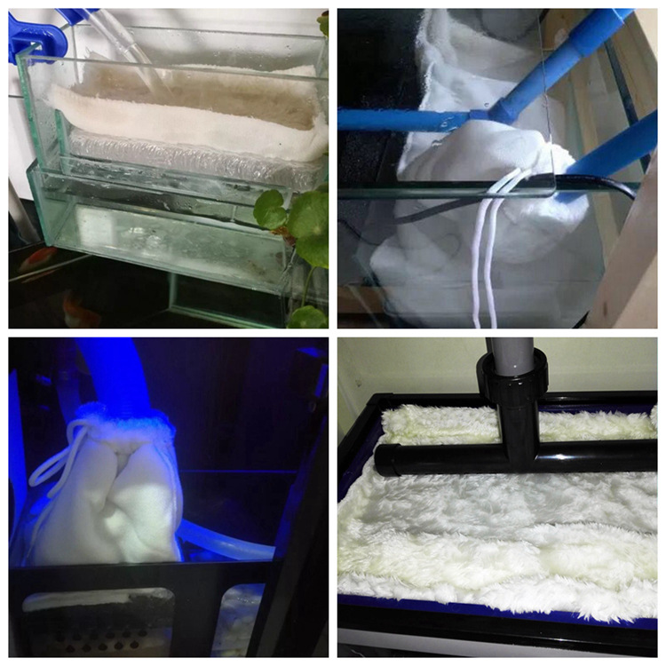 水族鱼缸过滤袋毛毯生化棉过滤材料过滤毯干湿分离过滤魔毯魔袋