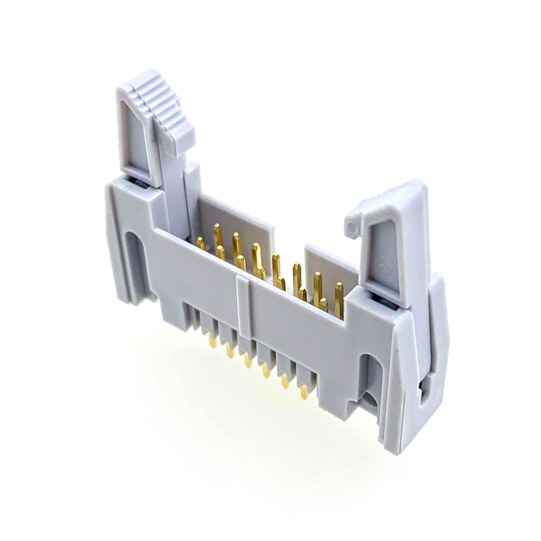 2.54mm-14p 正凌nextron 牛角dc2直针 插座 镀金3u 大量现货供应-阿里