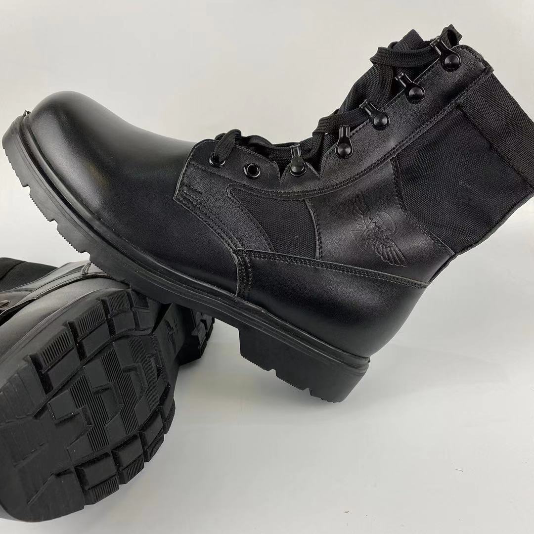光军真皮06伞兵靴作训靴作战靴男登山鞋战术靴户外鞋战术靴飞行靴