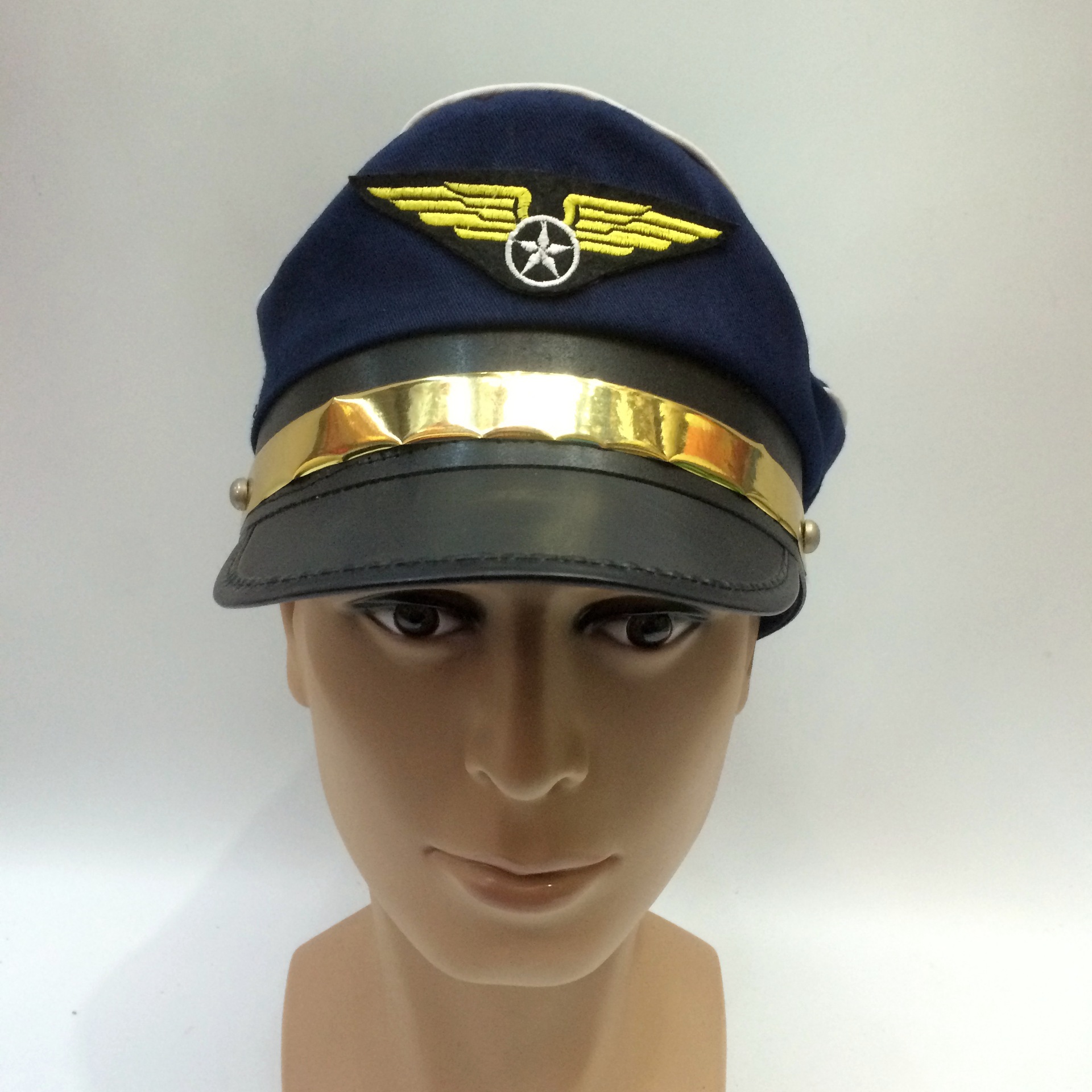 cosplay空军帽子 飞机长官帽子 外贸出口各类军人帽子