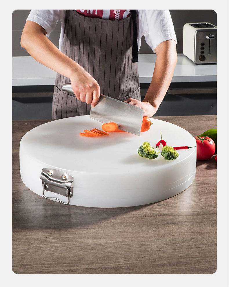 防霉加厚塑料家用厨房切菜板圆形菜墩辅食砧板刀板案板剁肉墩