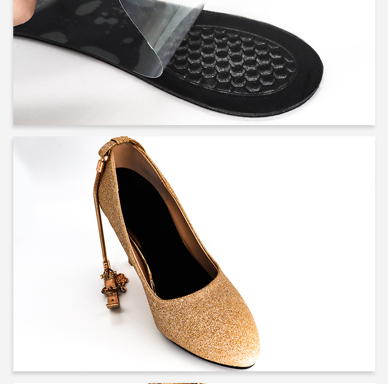 pu高跟鞋垫缓痛减压柔软舒适女性长期穿高跟鞋贴合脚部设计