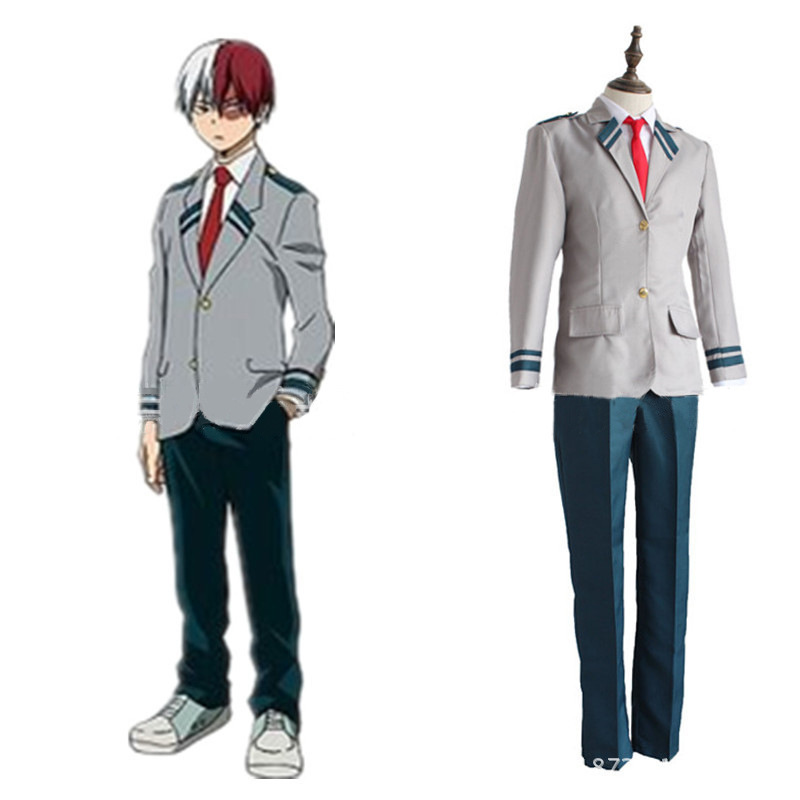 我的英雄学院动漫校服绿谷出久丽日御茶子轰焦冻 cosplay动漫服装