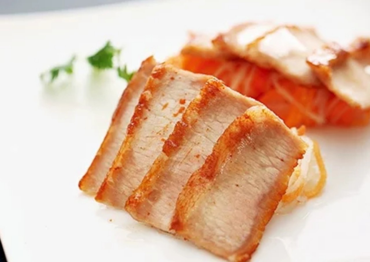 绿进秘制松板肉 腌制猪颈肉 酒店特色食材冷冻半成品脆皮肉叉烧肉