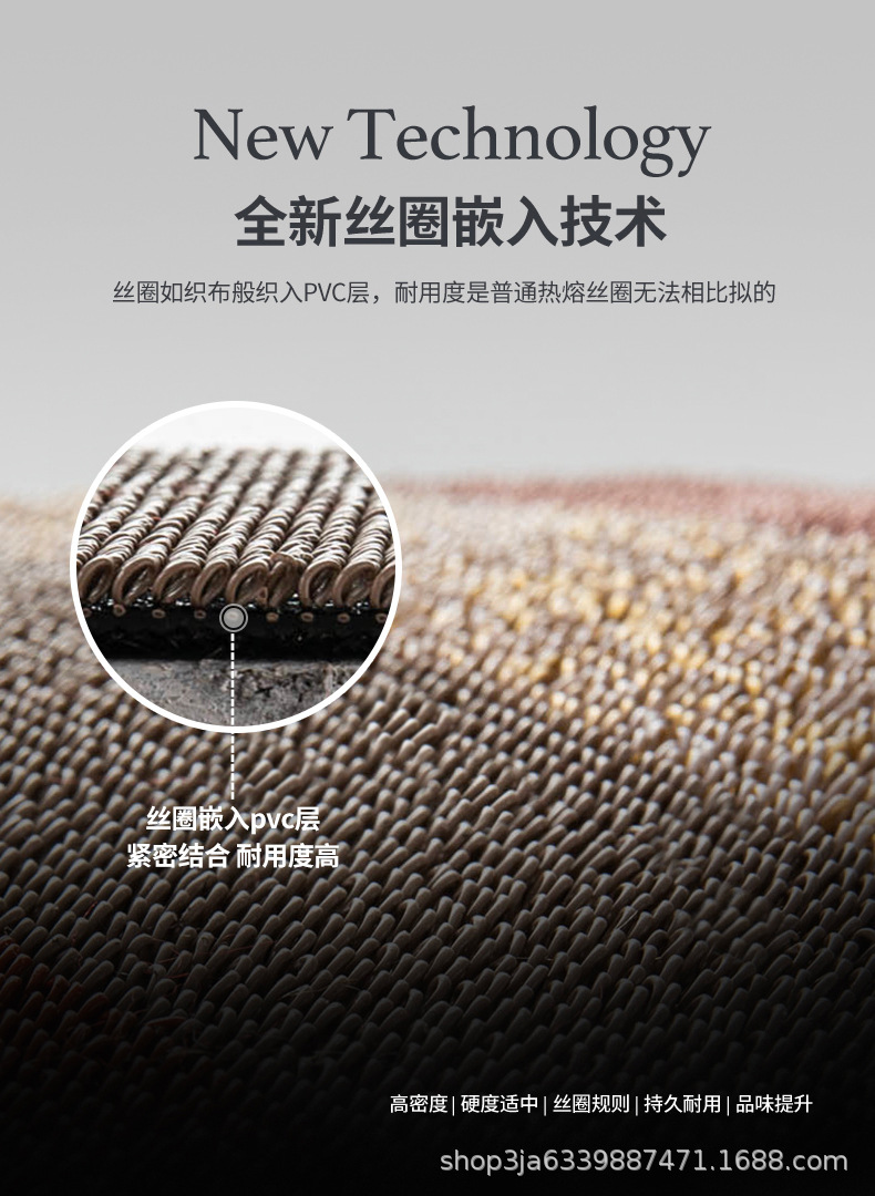 厂家丝圈脚垫 雪妮丝 特斯林适用于现代ix35悦动名图领动途胜瑞纳