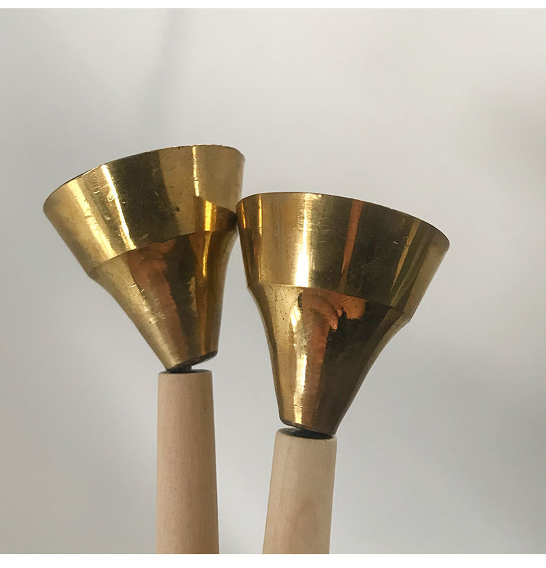 奥尔夫打击乐器铜棒钟亲子教具碰铃幼儿园音乐早教带棒碰钟碰铃