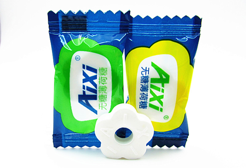 绿爱无糖薄荷糖2.5千克草莓味百香果西瓜菠萝味柠檬迎宾糖果