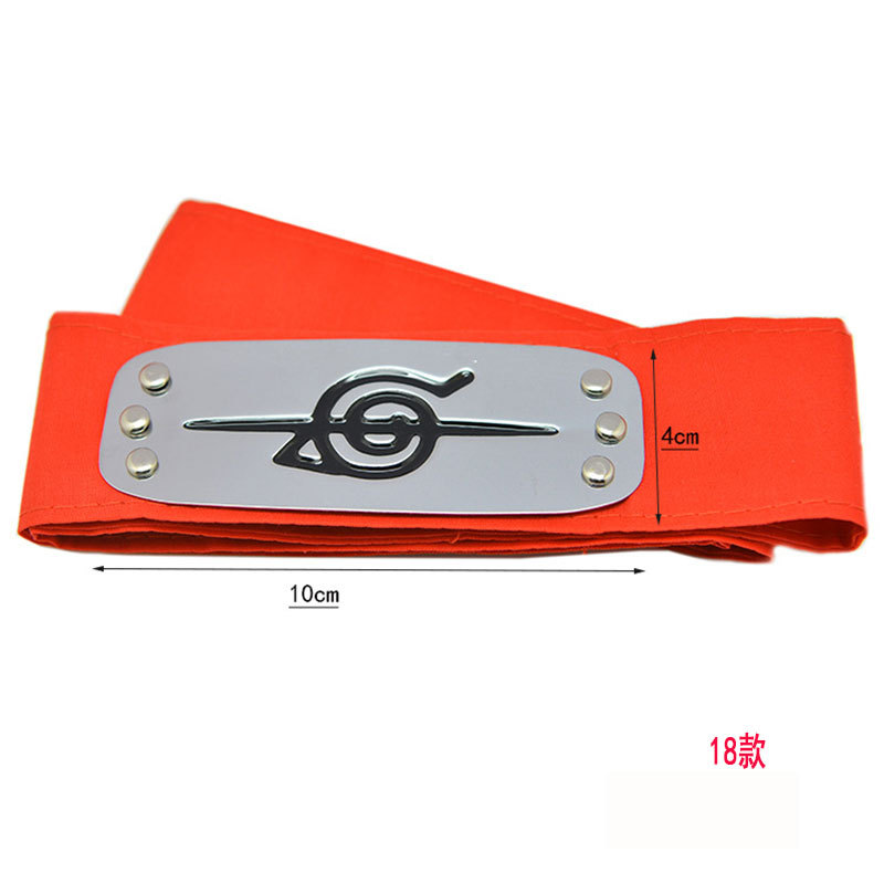 火影忍者木叶标志护额 头带 鸣人卡卡西火影忍者护额头巾 批发