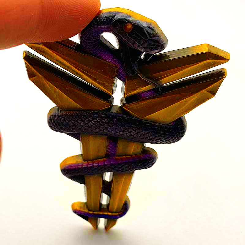 美国篮球异形科比黑曼巴标志蛇纪念章 收藏币镀古金硬币纪念币