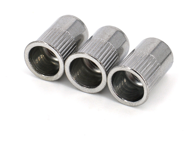 厂家直销 不锈钢铆螺母 拉铆螺母 小沉头竖纹 滚花 m6 304不锈钢