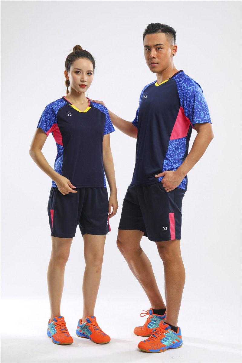 2020羽毛球服男女短袖羽毛球服日本队服大赛服速干比赛运动服6055