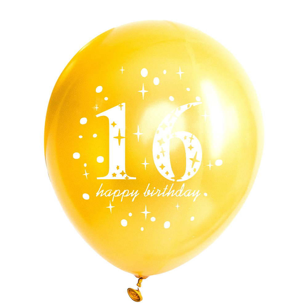 12-Inch 30 40 50 60 XINGX-Year-Old Balloon Birthday Party Wedding Anniversary Decoration Supplies Amazon