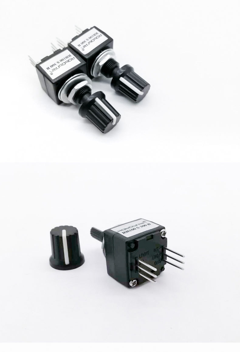 la霍尔电位器 5v阻尼旋钮 模拟0-5v限位卡位 arduino采集调速低价