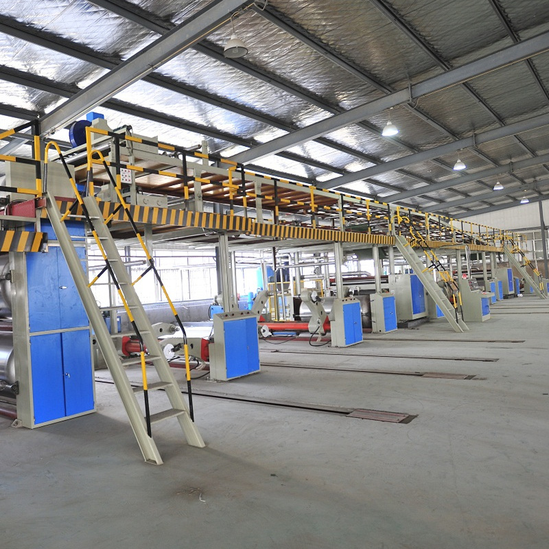 【箱宝】高速五层瓦楞纸板生产线 青岛纸箱机械设备制造商