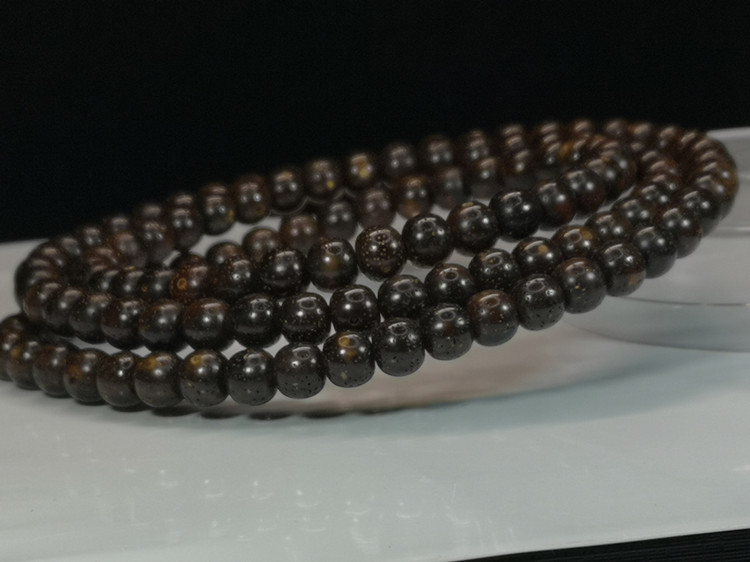 星月菩提108颗黑金玉化正月高密 星月菩提子海南星月菩提厂家批发